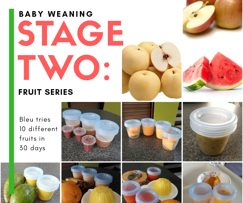 Baby Weaning Stage 2: 10 Fruits in 30 Days