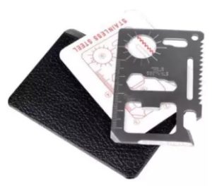 10 PIECES 11-in-1 MULTI TOOL CARD SURVIVAL CREDIT CARD