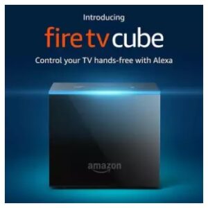 Amazon Fire TV Cube with Alexa and 4K Ultra HD Streaming Media Player