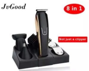 JvGood Hair Clipper, 8 in 1 Multi-Functional Hair Shaver Kit