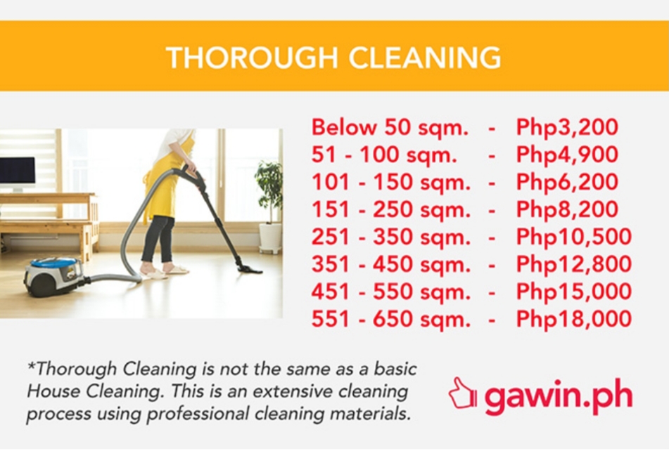 Thorough Cleaning Rates