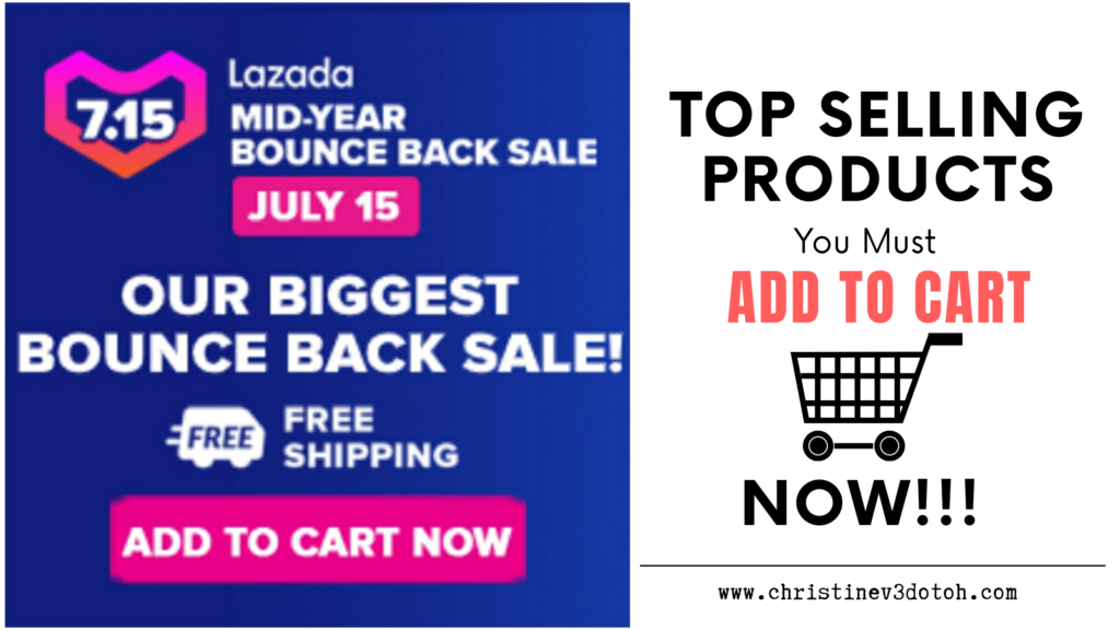 Top Selling Products for Lazada Mid-Year Bounce Back Sale