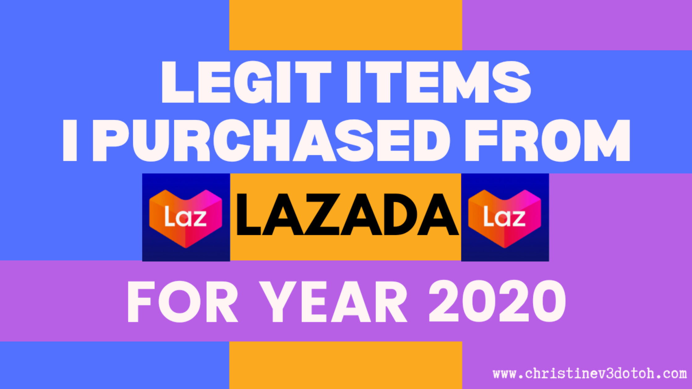 Legit Items I Purchased from Lazada for Year 2020