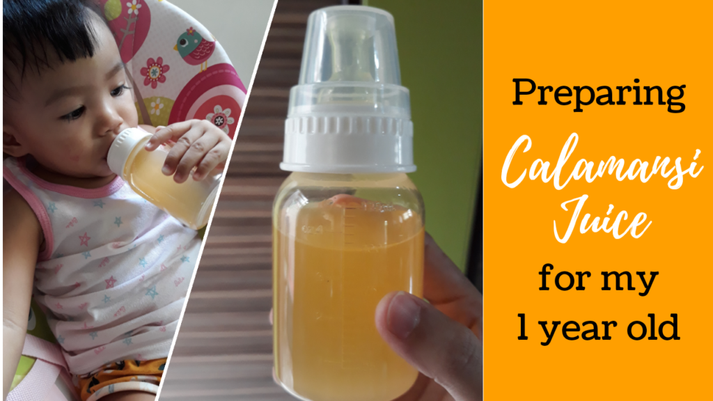 Calamansi Juice with Honey Recipe for 1 Year Old