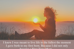 Woman Admiring the Sunset Good Morning Quotes