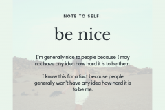 Always Be Nice