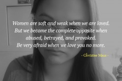 Be Very Afraid When Women Love You No More