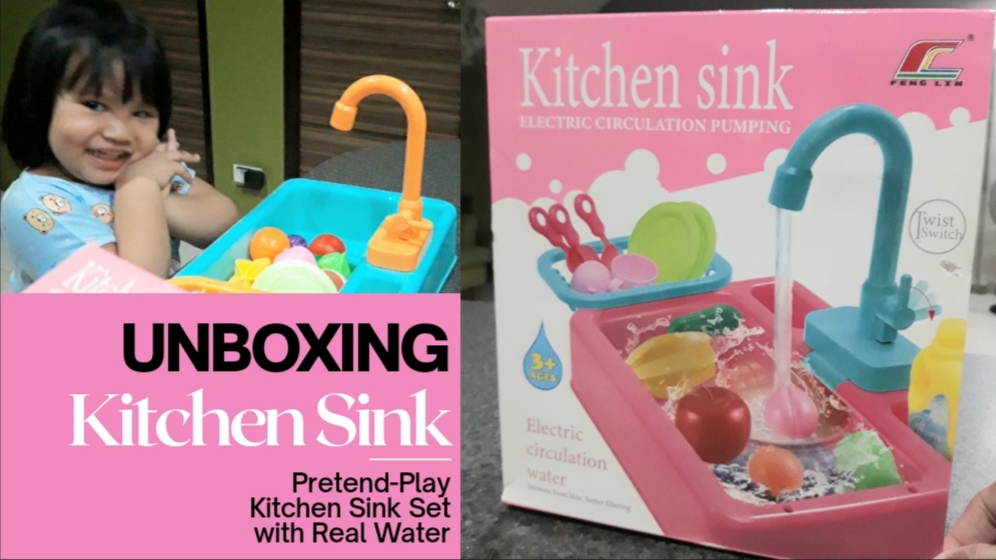 UNBOXING Pretend-Play Kitchen Sink Set