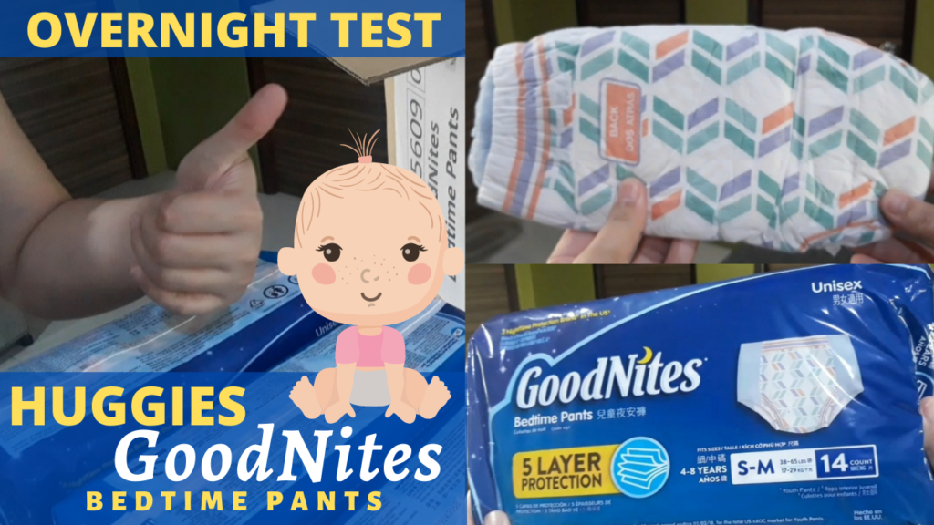 Huggies GoodNites Bedtime Pants Overnight Test